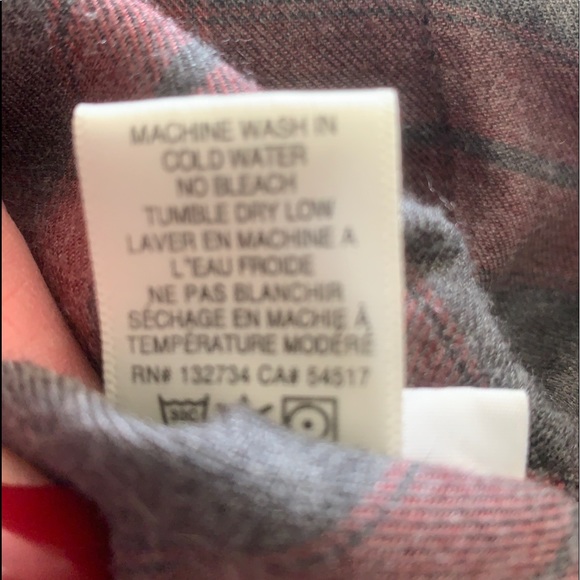 Anthropologie Cloth & Stone plaid top NWOT(Small) - Picture 6 of 6